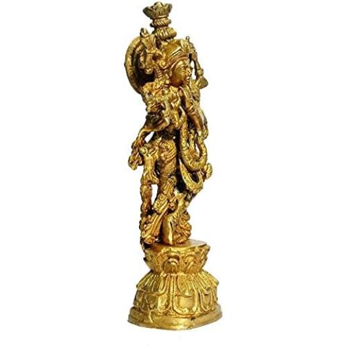 Lord Murli Manohar Krishna/Krishan Brass, Statue