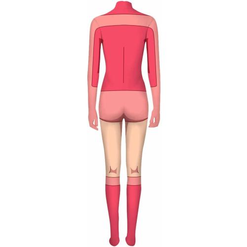 Atom Eve Cosplay Costume Invincible Jumpsuit Bodysuit Eve Wilkins Cloak Cape Outfits for Adults Women Halloween