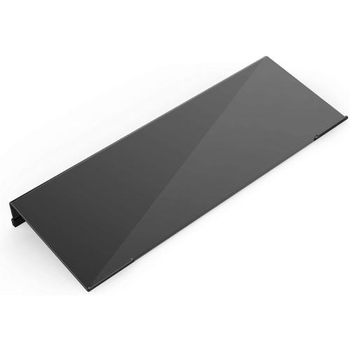 KOTEMON Acrylic Tilted Computer Keyboard Stand for Ergonomic Typing, Keyboard Tray Holder with Silicone Non-Slip Case, Black