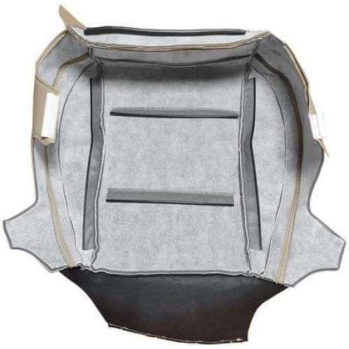 Passenger Side Bottom & Top Lean Back Perforated Leather Seat Cover Fits for Subaru Outback 2015-2019, Tan Car Seat Cushion Protector Replacement Cover