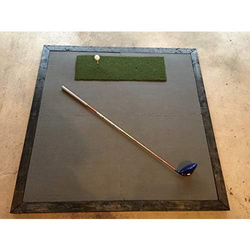 The Original Country Club Elite® by Real Feel Golf Mats® 10”X24” Hitting Strip | Heavy Duty Commercial Practice Mat | Accepts A Real Tee | Swing Down and Through | Indoor/Outdoor
