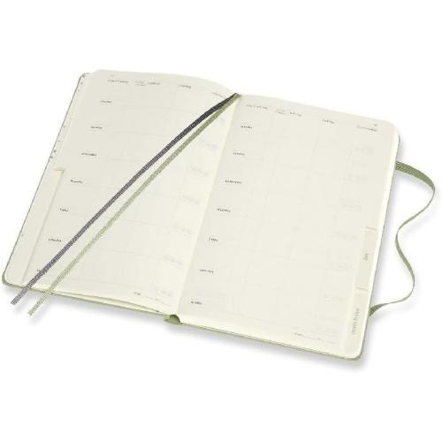 Moleskine Passion Journal, Wellness, Hard Cover, Large (5 x 8.25) Willow Green, 400 Pages
