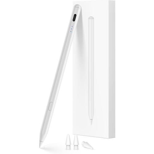 KEEPRO Stylus Pen for iPad 2018-2026, USB-C Fast Charging Pencil, Pixel-Perfect Tilt Sensitivity for iPad 11/10/9/8/7/6/A16, Mini 7/6/5, Air M4/M3/M2 11/13/5/4/3, Pro M5/M4 13/12.9″/11″