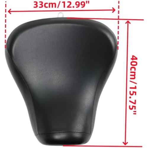 Motorcycle accessories Pillion Passenger Soft Seat Cushion for Harley Sportster XL 883 1200 72 48 1983-2003 (Black)