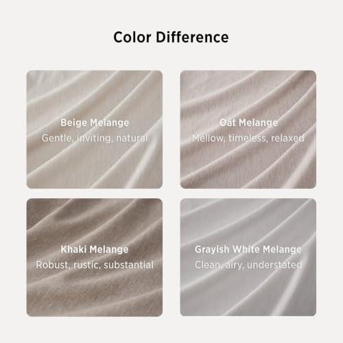 Bedsure Queen Comforter Set - Beige Soft Bedding for All Seasons, Cationic Dyed Bed Set, 3 Pieces, 1 Queen Size Comforter (90x90) and 2 Pillow Shams (20x26 2)