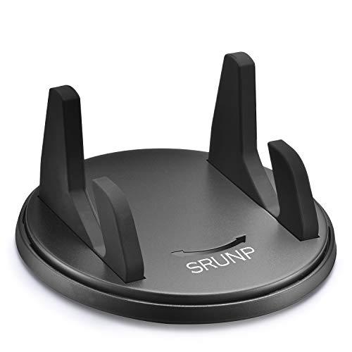 SRUNP Dashboard Phone Holder for Car [Vertical Horizontal 360 Rotate] Car Phone Mount, Cell Phone Holder Compatible with iPhone 17 16 15 14 13 12 Pro Max Samsung Android Smartphones and More