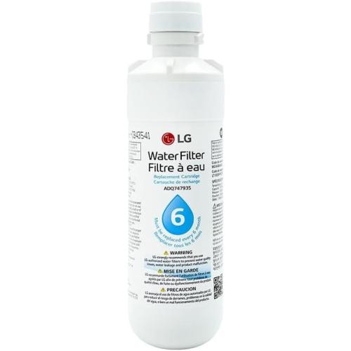 LG LT1000P - 6 Month / 200 Gallon Capacity Replacement Refrigerator Water Filter (NSF42, NSF53, and NSF401) ADQ74793501, ADQ75795105, AGF80300704, or AGF80300705 White