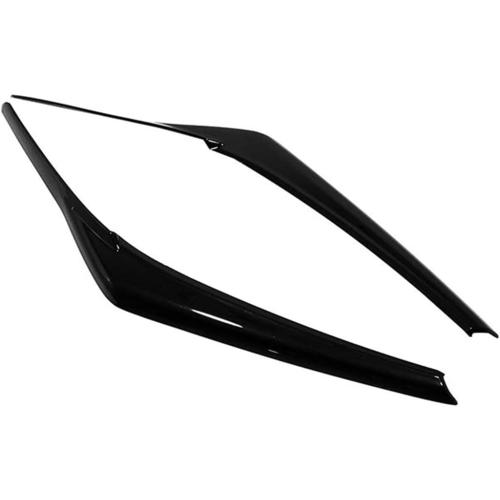 Gloss Black Headlight Eyelid Eyebrow Edge Cover for Toyota Camry 2018 2019 2020 2021 2022 2023 2024 ABS Car Accessories 2PCS