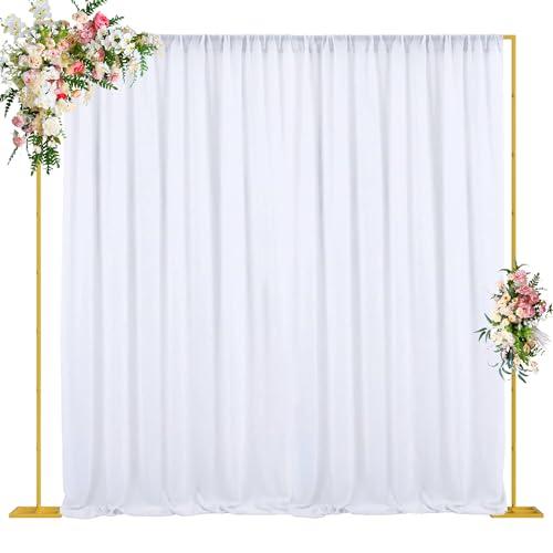 Wokceer 10x10FT Backdrop Stand Heavy Duty Pipe and Drape Kit Adjustable