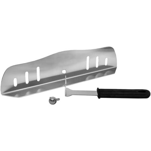 NU2U Products Partial Baffle Door, made of Pure #304 Stainless steel with Heat grip,Fits only Dome* Pizza Ovens The NU2U Baffle Door holder is also available on Amazon - see ASIN -B0DB6M5KJV