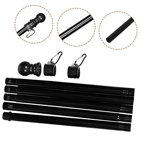 BESPORTBLE Reusable Stainless Steel Flagpole Rotating Heavy Duty Outdoor Flag Holder for Garden Wall Roof and Boat Weather Resistant and Practical Flag Display Rack