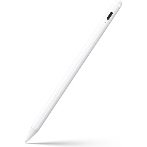 Stylus Pen for iPad 6th-11th Generation-2X Fast Charge Active Pencil Compatible with 2018-2025 Apple iPad Pro 11/12.9/M4, iPad Air 3/4/5/M2/M3,iPad mini 5/6 Gen-White
