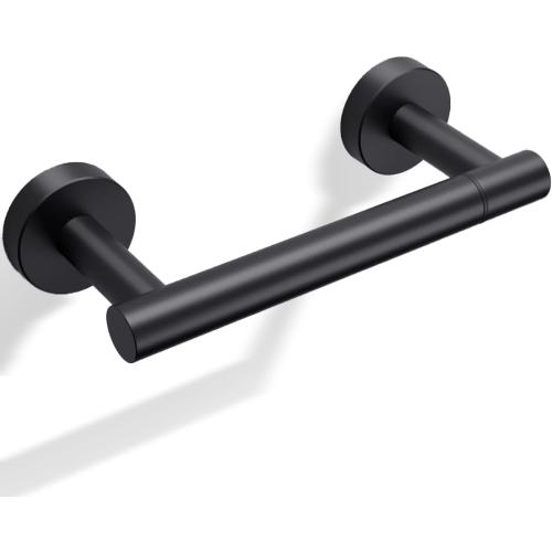 Day Moon™ Matte Black Toilet Paper Holder - Wall Mount Modern Roll Holder for Bathroom