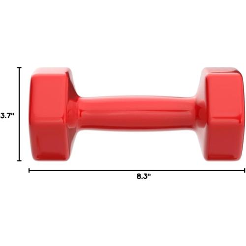 Amazon Basics Vinyl Coated Dumbbell Hand Weights