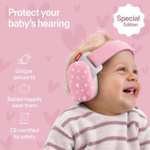 Alpine Muffy Baby Ear Muffs Noise Protection | Toddler Ear Protection | For babies up to 5 years | 24dB | Baby Hearing Protection | Noise Reduction | Adjustable Headband | Baby Essentials New Mom