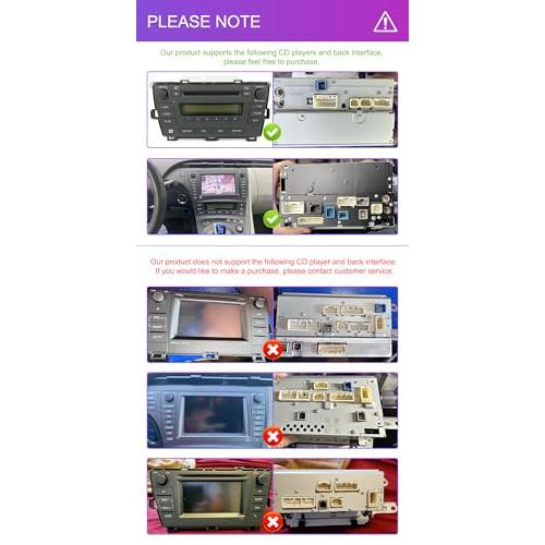 Qualcomm Octa-Core 4G 64G Car Radio Stereo for Toyota Prius 2010-2015(with JBL), Upriding 9-Inch 1280P QLED Touchscreen Radio with Wireless Carplay Android Auto DSP BT5.1 GPS 5GWifi SWC Backup Camera