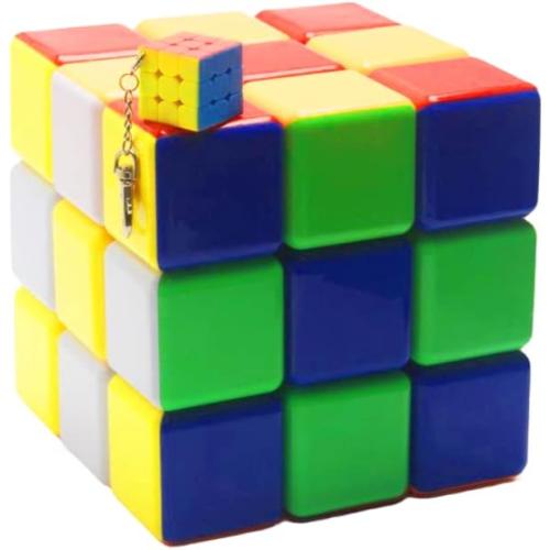 3x3 Super Big Speed Cube, Stickerless Large Cube 3x3 Puzzle Toys (18cm)