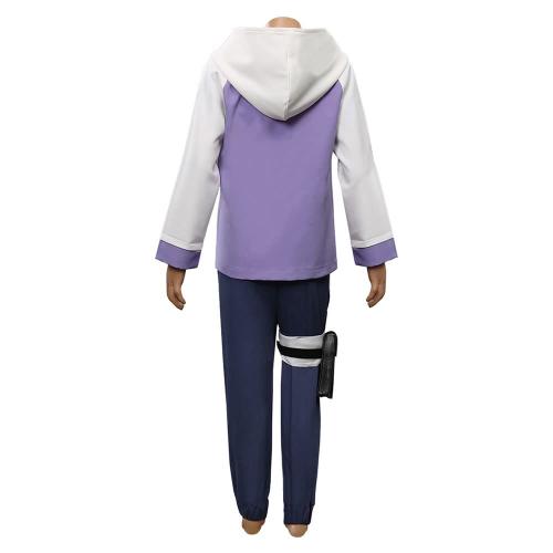2XL Hyūga Hinata Anime Cosplay Costume Casual Hoodie Suit for Animation Exhibition Christmas Halloween Carnival Purple