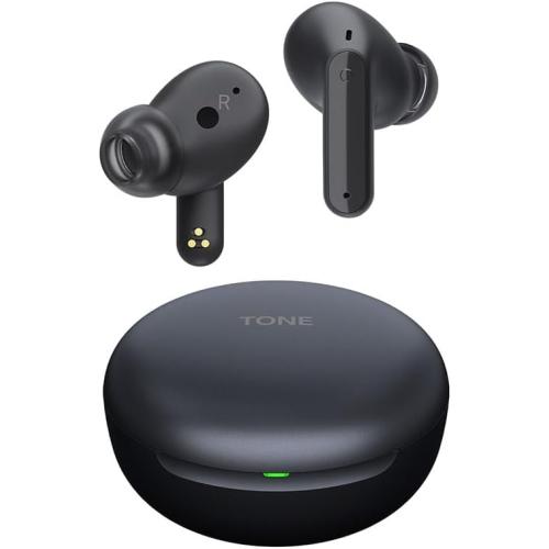 LG Tone-FP5 Tone Free True Wireless Bluetooth Earbuds FP5 - Active Noise Cancelling, Black