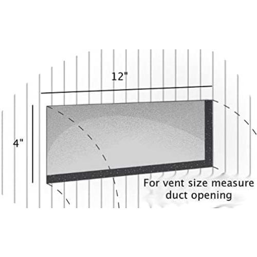 PACK OF 3 Rocky Mountain Goods Vent Cover for Home Floor 4” x 12” (Brown ) - Heavy Duty Metal - Walkable Floor Register Air Vents - Easy Adjust Airflow