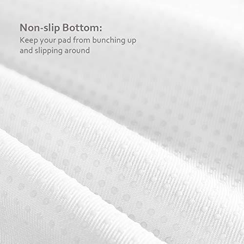 Waterproof Crib Mattress Protector 27 x 38, Washable Pee Pads for Kids, Adults, Non-Slip & Sturdy Mattress Pad for Incontinence, Potty Training Pee Pads, White