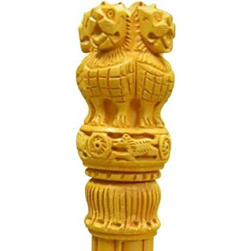 Hastha Kalalu | Handmade Wooden State Emblem Of India (Kondapalli Bommalu)