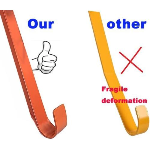 Roof Ladder Hook, 2 Pack Ladder Stabilizer, Heavy Duty Steel 500 Lbs Weight Ratin, Roof Ridge Extension with Wheel for Safe and Easy Access