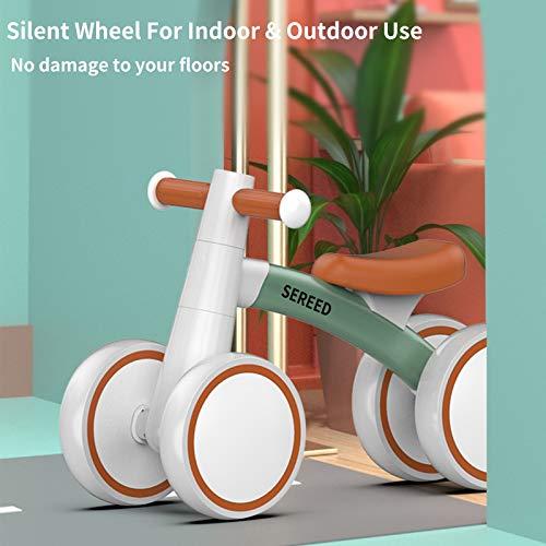 SEREED Baby Balance Bike for 1 Year Old Boy Girl, First Birthday Gift Toy