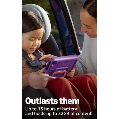 Amazon Fire HD 8 Kids tablet  ages 3-7. With bright 8 HD screen. Includes ad-free and exclusive content, parental controls and 13-hr battery, 32GB,