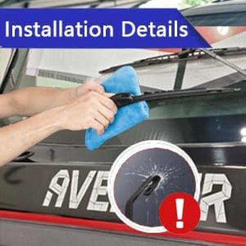 32 Wiper Blades for Rv or Motorhome rv windshield wipers 12mm 9mm J Hook with 1pcs Car wash towel And 2pcs Wiper Blades And 2 Pcs Refills 32/32