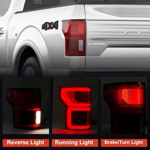 LED Tail Light Compatible With 2018 2019 2020 Ford F150 Driver Side