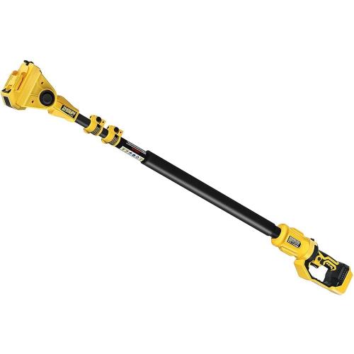 UPGRADE 90°/180° Rotatable Extension Pole, Cordless Pole Saw 3.87-6.72 Foot Telescoping Extension Pole Compatible with IMOUMLIVE