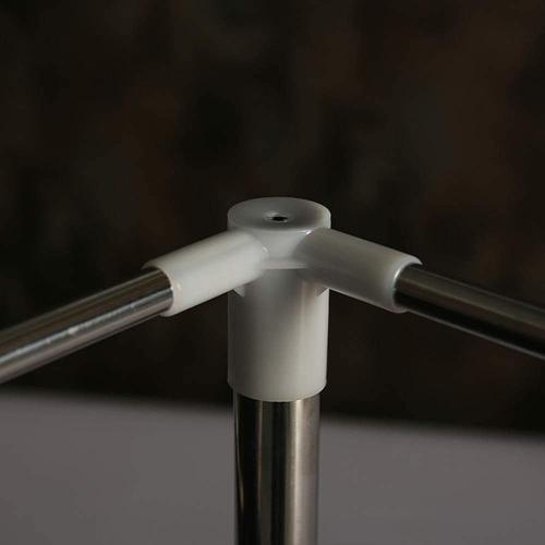 Silver Mengersi Canopy Bed Frame Post Queen Size,Stainless Steel Canopy Frame Poles Four Corner Bed Bracket Fit for Metal/Wood Bed Bedroom Decor