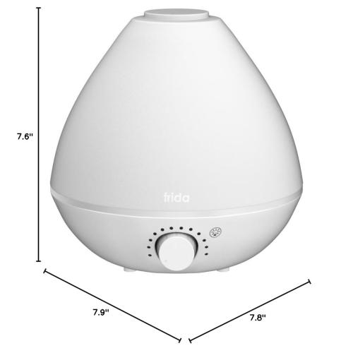 Frida Baby 3-in-1 Cool Mist Humidifier for Baby with Diffuser   Nightlight, Allergy Relief Baby Humidifier for Bedroom, Nursery   Large Rooms, Quiet, Auto Shut Off, Runs  24hrs