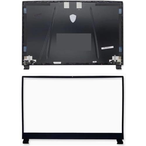 for GE75 GP75 GL75 9SD MS-17E1 17E5 LCD Screen Back Cover Front Bezel Hinges Leopard Laptop Top Case Screws 17.3 Inch(GL75 AB Cover) ‼️may be broken parts ‼️