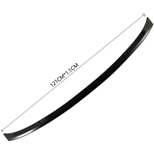 MUCO Trunk Lid Rear Spoiler Compatible with 10th Gen Honda Accord 2018 2019 2020 2021 4 Door Sedan ABS Glossy Black