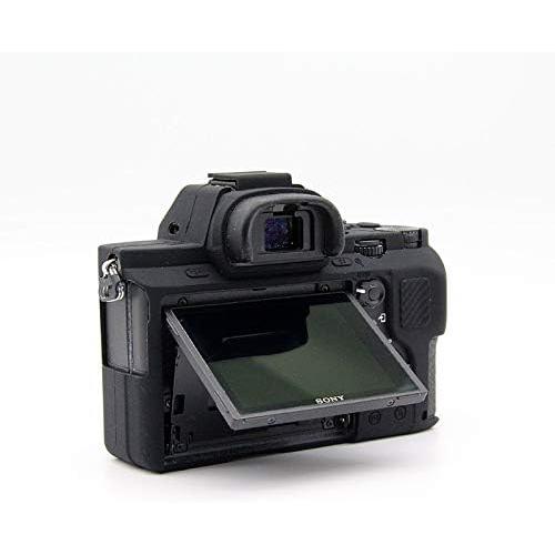 Sony A7II Case, BolinUS Fullbody Ultra-Thin Lightweight Rubber Soft Silicone Housing Case Bag Cover for Sony Alpha A7ii A7R2 A7Rii A7sii (Black)