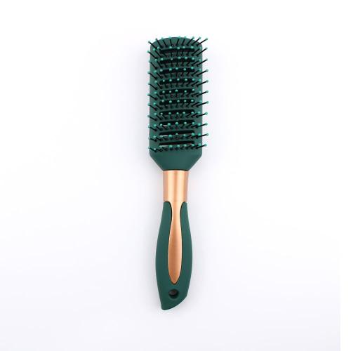 Vent Hair Brush for Women and Men, Detangling Wet Hair Brush with Ball Tipped Bristles for Wet/Dry Hair - All Hair Types with Nylon Bristles, Green (1 Pack-Green)