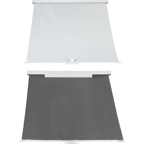 Sun Shade Retractable White For 14 x 14 RV Roof Vent Fan