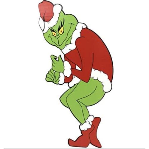 Silly Mischivieous Christmas Character Stealing Lights (Double Sided)