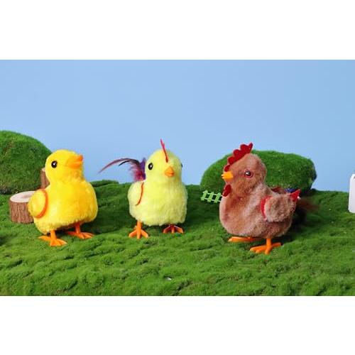 Hopearl Walking Duck Pet Quack Duckling Interactive Electronic Plush Toy Farm Animals Animated Gifts for Toddlers Birthday, Yellow, 8''