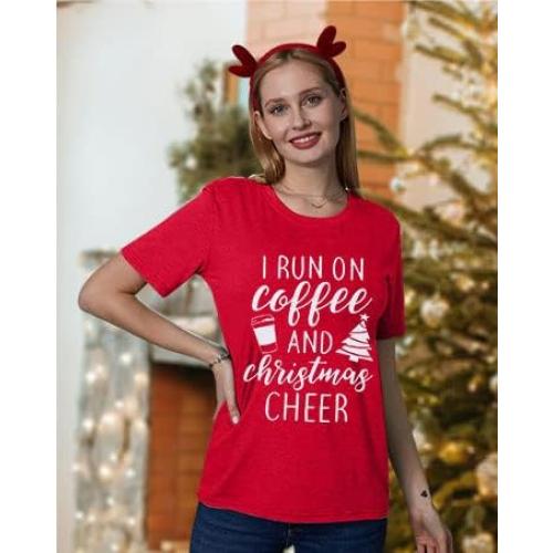 Size XS....Christmas Shirts for Women Teacher Christmas Shirt Womens Christmas Tops Xmas Tee Tops