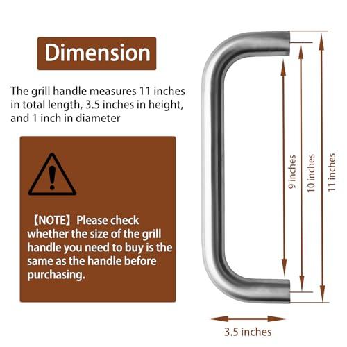 11 Inch Stainless Steel Grill Side Handle for Traeger Pellet Grills