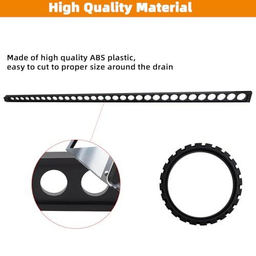 Pitch Shower Kit Sticks for Pitch,Quick Pre Sloped Shower Pan Kit | For Shower Floor Mortar Bed w/Water Drainage Slope,Shower Slope Kit w/Center Ring & 6 Float Stick System for Shower Building