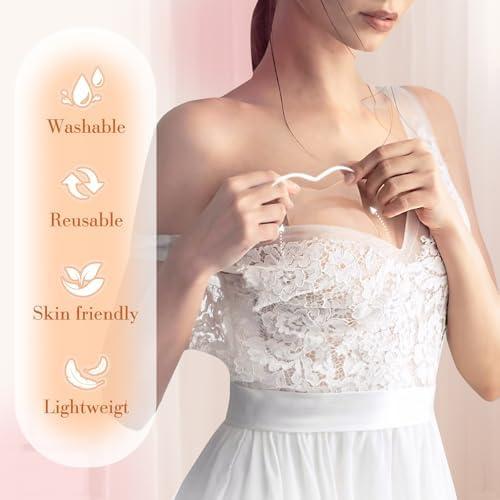 Sticky Bra-Push Up Adhesive Backless Strapless Bra for Women Reusable Silicone Nipple Covers