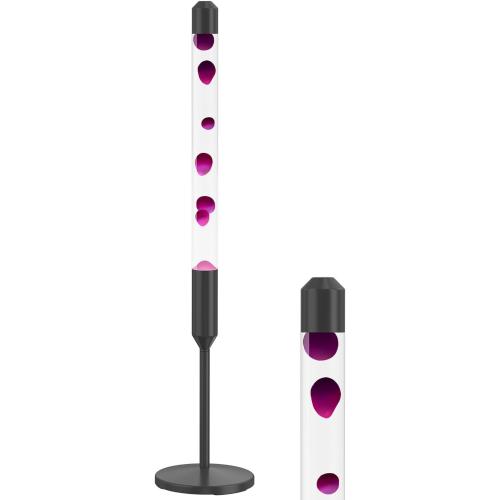 Size 47.5-Inch Liquid Motion Lamp,Magma Lamp, Mood Relaxation Light，Suitable for Home Decoration, Living Room, Office, Bedroom, café (47.5 inch Purple Wax)