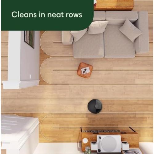 iRobot Roomba 104 2in1 Vacuum & Mop Robot - Self-Empties for 75 Days, Intense Power-Lifting Suction, Vacuums All Floors, Ideal for Pet Hair, LiDAR Smart Navigation Mapping, Mops Hard Floors