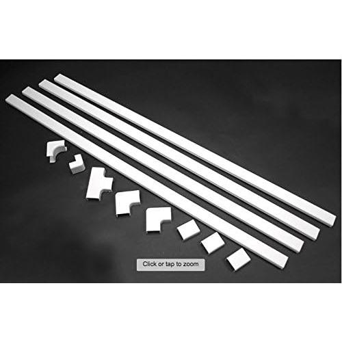 CordMate II Plastic Cord Cover Kit White (WMC332)