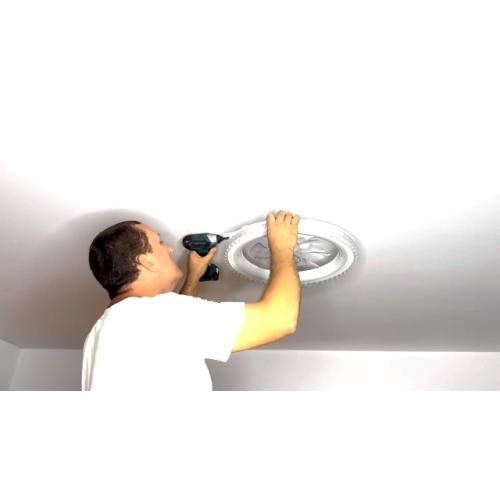 Ceiling Fans with Lights and Remote - 20'' Low Profile Ceiling Fan, 3000-6500K Dimmable Modern Flush Mount LED Fan Light, 6 Speeds, Quiet DC Motor, White Ceiling Fans for Bedroom, Living Room
