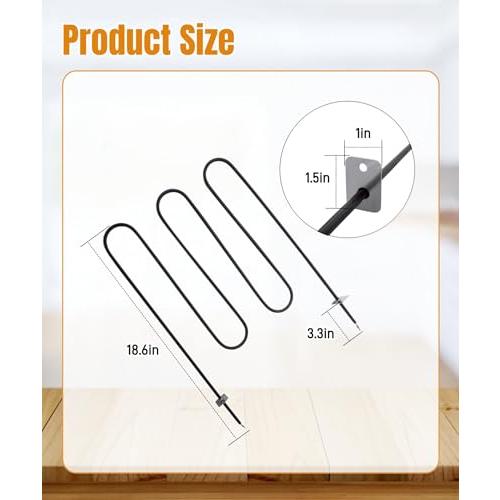 316203301 316203300 Oven Broil Heating Element